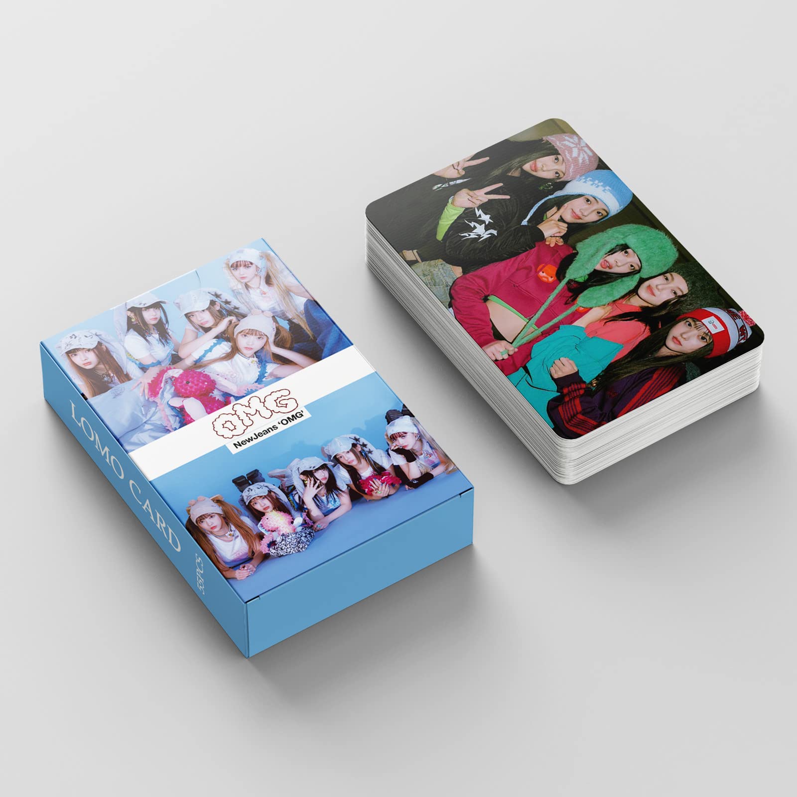 Yuto 55 PCS NewJeans OMG lomo card NewJeans OMG postcard NewJeans